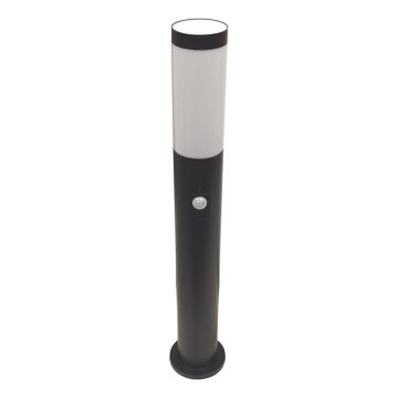 Buitenlamp met sensor LOPPA, 1x E27 (60W, 230V), 65 cm, IP44, antraciet