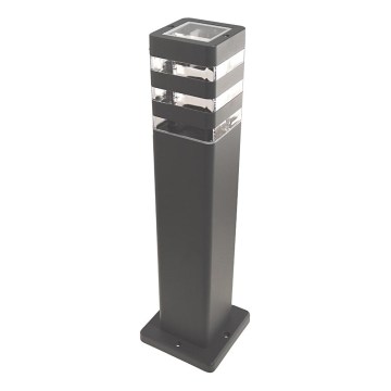 Buitenlamp SANTA 1x E27, max. 60 W, 230 V, 50 cm, IP54, antraciet