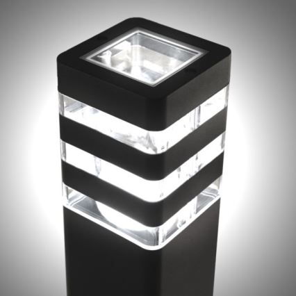 Buitenlamp SANTA 1xE27/60W/230V IP54 79,5 cm zwart
