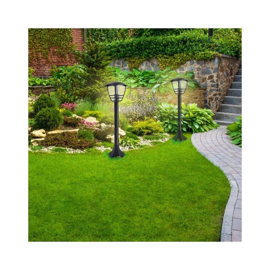 Buitenlamp TEVIO 1xE27/60W/230V IP54 97 cm zwart