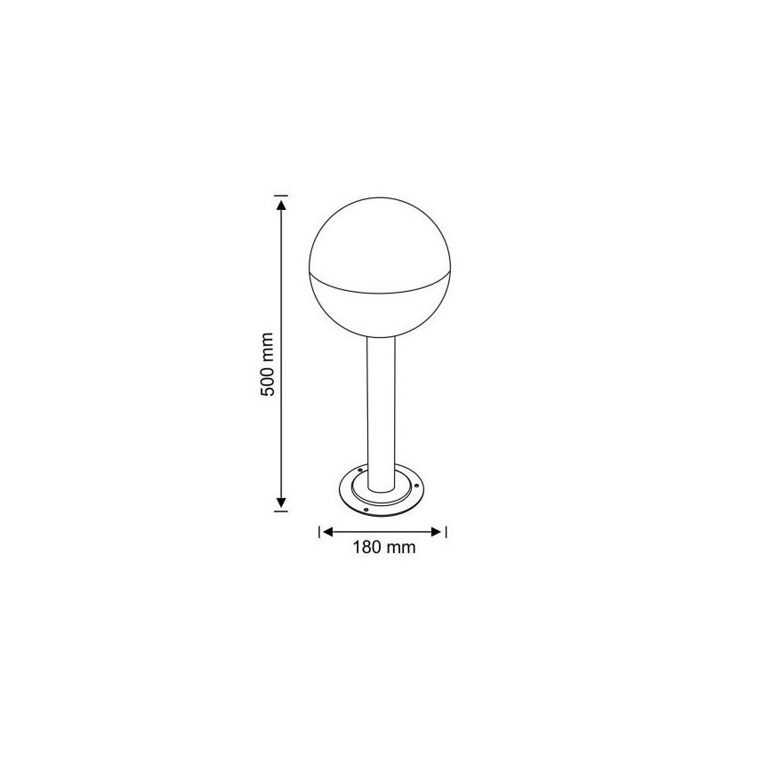 Buitenlamp ULSA 1xE27/12W/230V IP44 50 cm