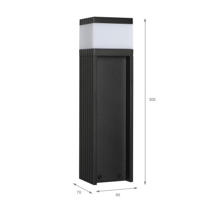 Buitenlamp VESPER 1xG9/5W/230V IP44 30 cm zwart