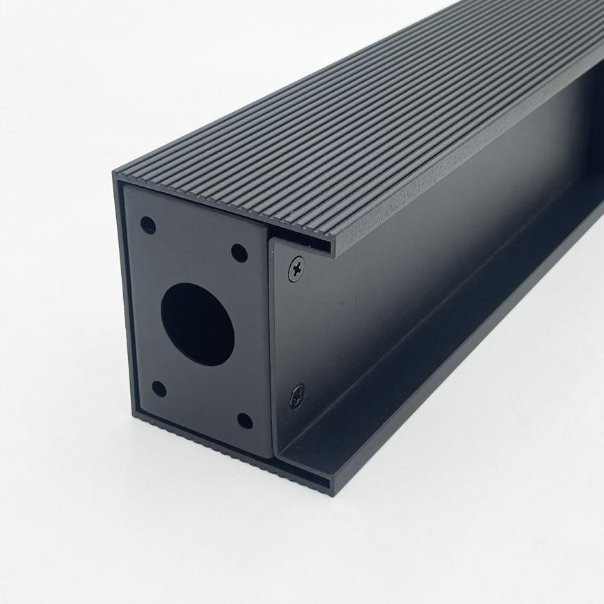 Buitenlamp VESPER 1xG9/5W/230V IP44 80 cm zwart