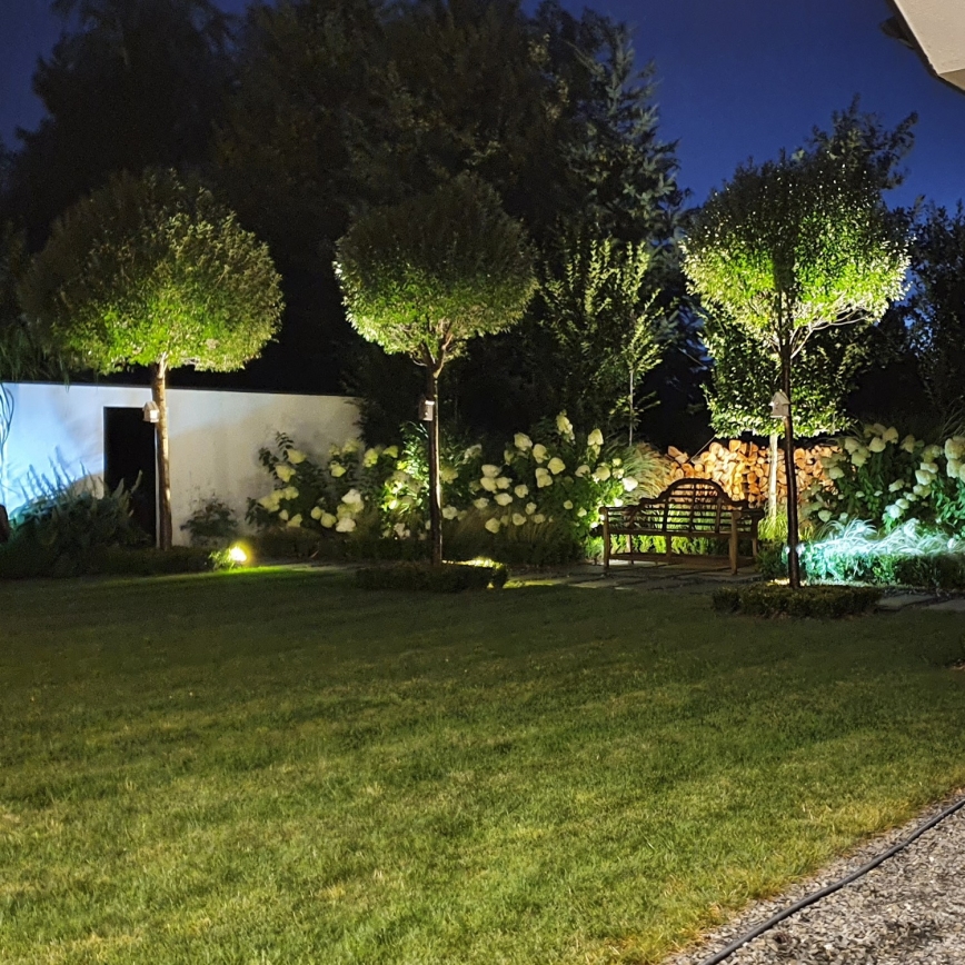 Buitenlicht BLAKE 2 GU10/50W/230V IP65