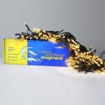 Buitenlichtsnoer 160x1,5V/0,07A/46m IP44