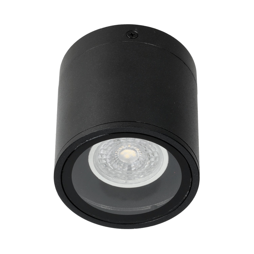 Buitenspot 1xGU10/35W/230V IP54 rond zwart