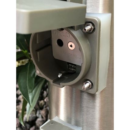 Buitenstopcontact zuil SYDNEY 4Z SCHUKO 230V IP44