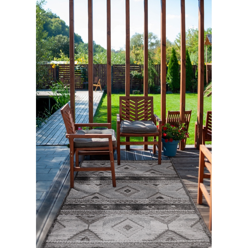 Buitentapijt CHIARA 160x230 cm grijs