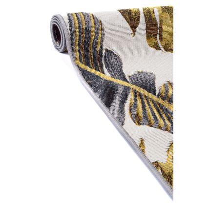 Buitenvloerkleed CAPPUCCINO 80x165 cm goud/grijs