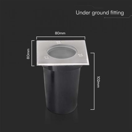 Buitenwandlamp 1xGU10/35W/230V IP67