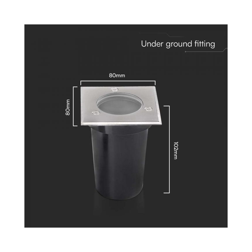 Buitenwandlamp 1xGU10/35W/230V IP67