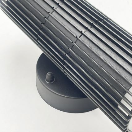 Buitenwandspot LANTHEA 2xGU10/11W/230V IP44 zwart