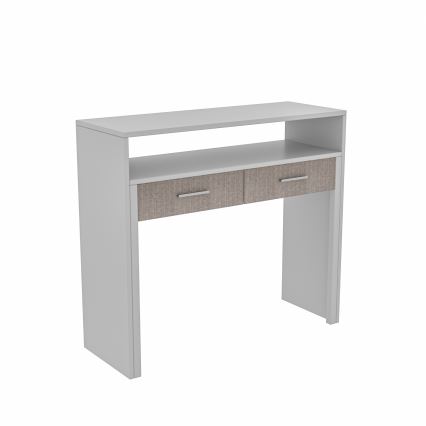 Bureau 88x99 cm wit/beige