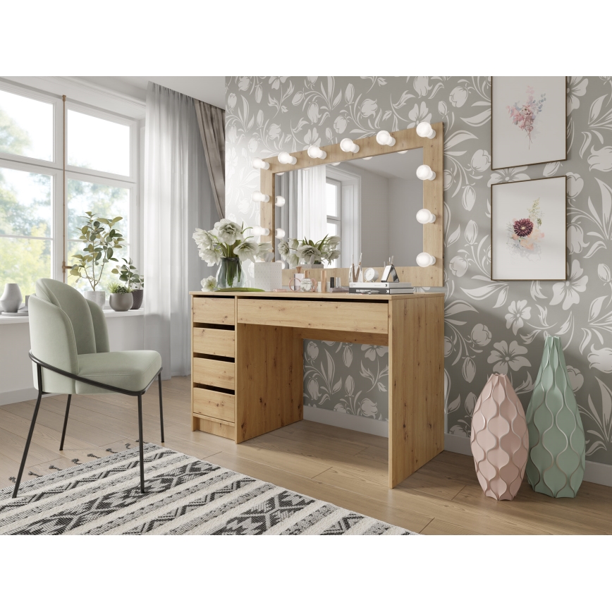 Bureau ADA 120x76 cm artisan eiken