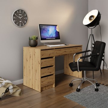 Bureau ADA 76 x 120 cm, artisan eiken