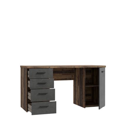 Bureau ARENO brun/graphite