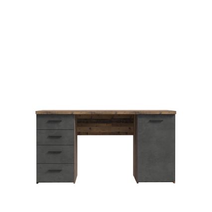 Bureau ARENO marron/graphite