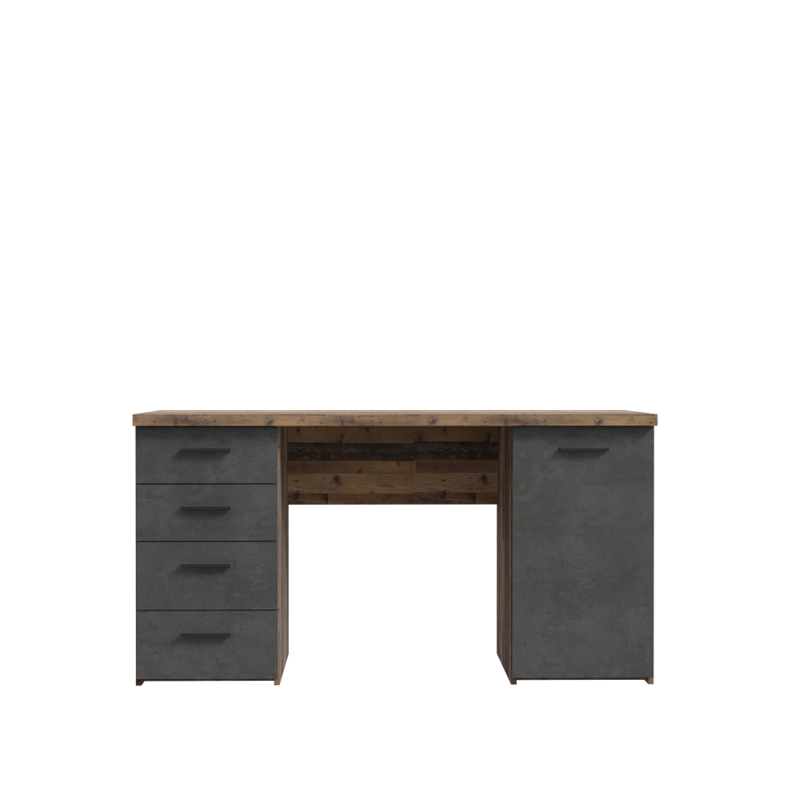 Bureau ARENO marron/graphite
