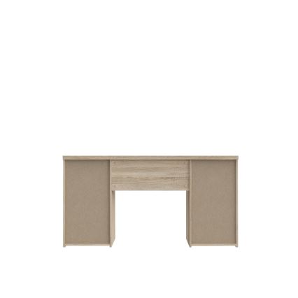 Bureau ARENO wit/sonoma eiken