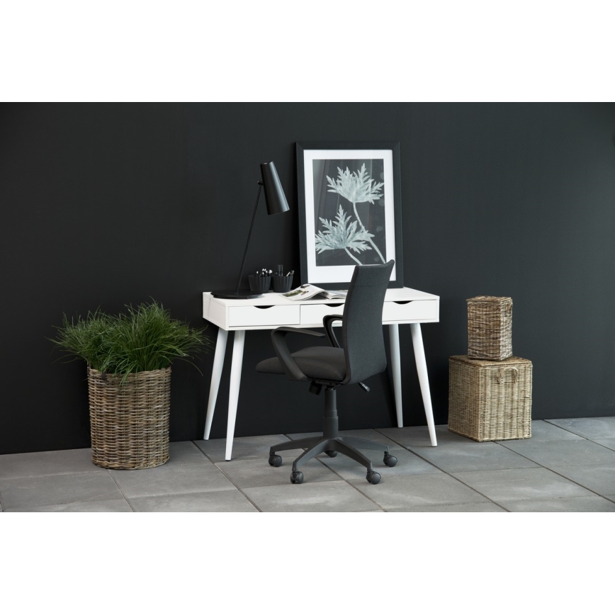 Bureau avec tiroirs ADIS blanc
