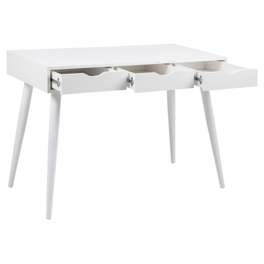 Bureau avec tiroirs ADIS blanc
