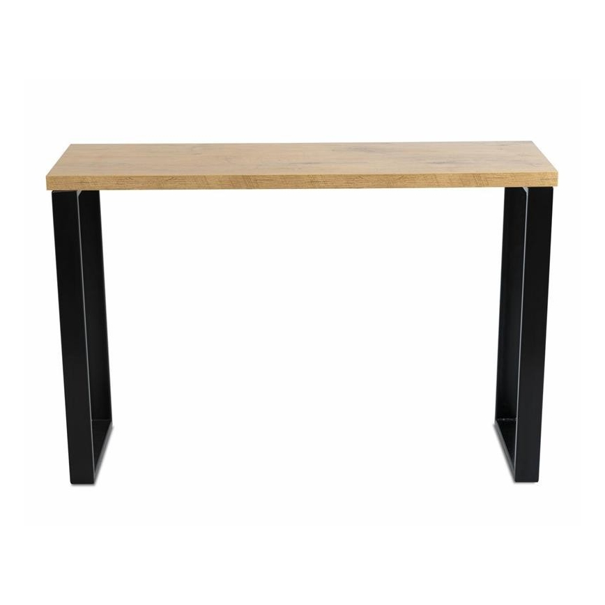 Bureau BLAT 120x40 cm noir/marron