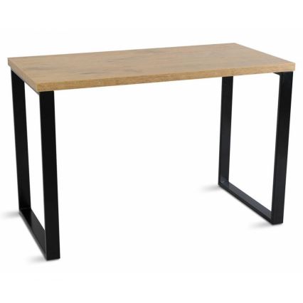 Bureau BLAT 120x60 cm noir/marron