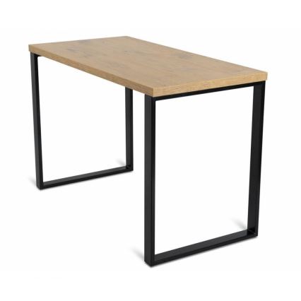 Bureau BLAT 120x60 cm noir/marron