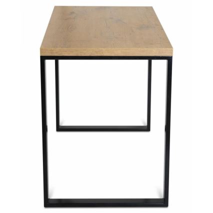 Bureau BLAT 120x60 cm noir/marron