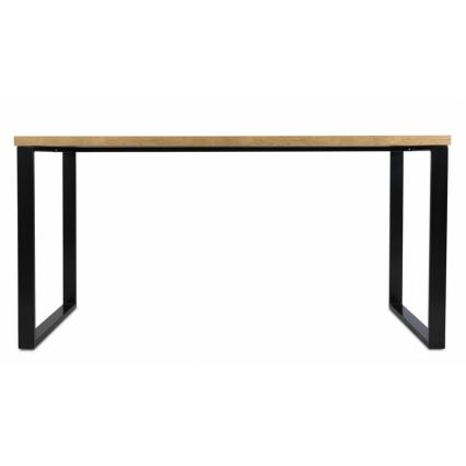 Bureau BLAT 160x60 cm noir/marron