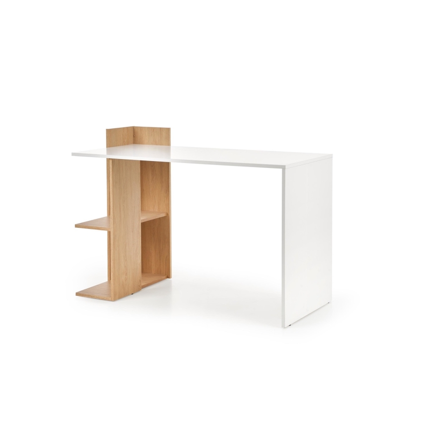 Bureau COZYRA chêne/blanc