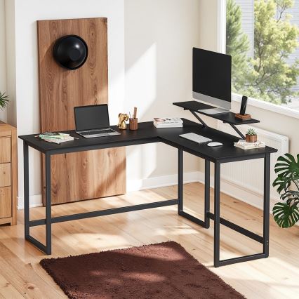Bureau d'angle SOLEA noir