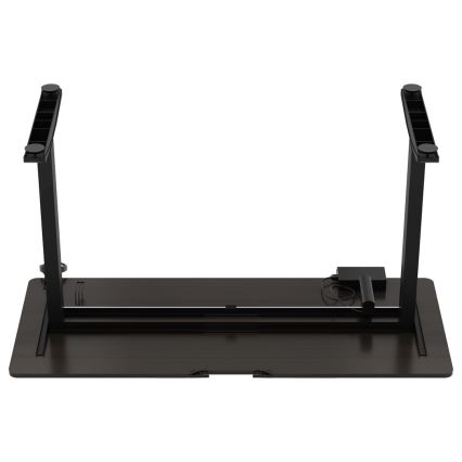 Bureau gaming à hauteur réglable CONTROL 140x60 cm marron/noir