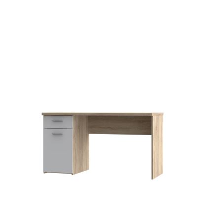 Bureau GINO wit/sonoma eiken