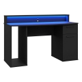 Bureau IVAR met geïntegreerde verlichting, zwart
