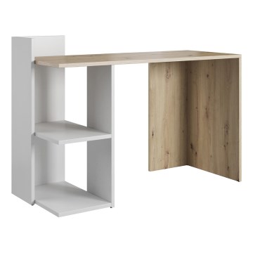 Bureau MARLO artisan eiken/wit