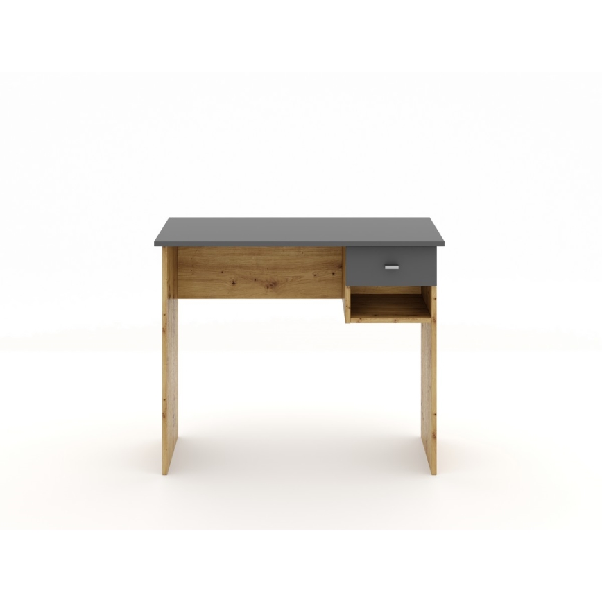 Bureau RICO artisan eiken/grijs