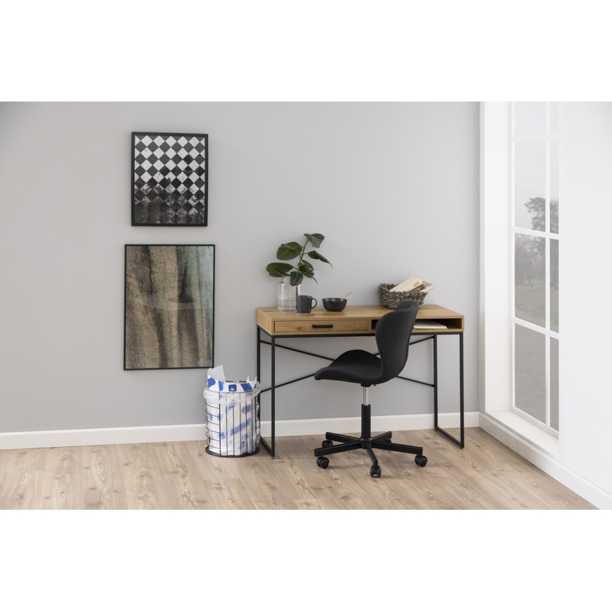 Bureau SARON chêne/noir