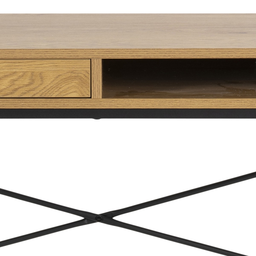 Bureau SARON chêne/noir