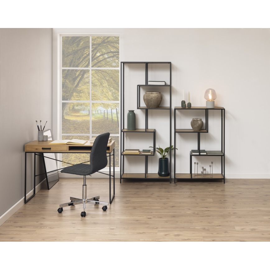 Bureau SARON chêne/noir