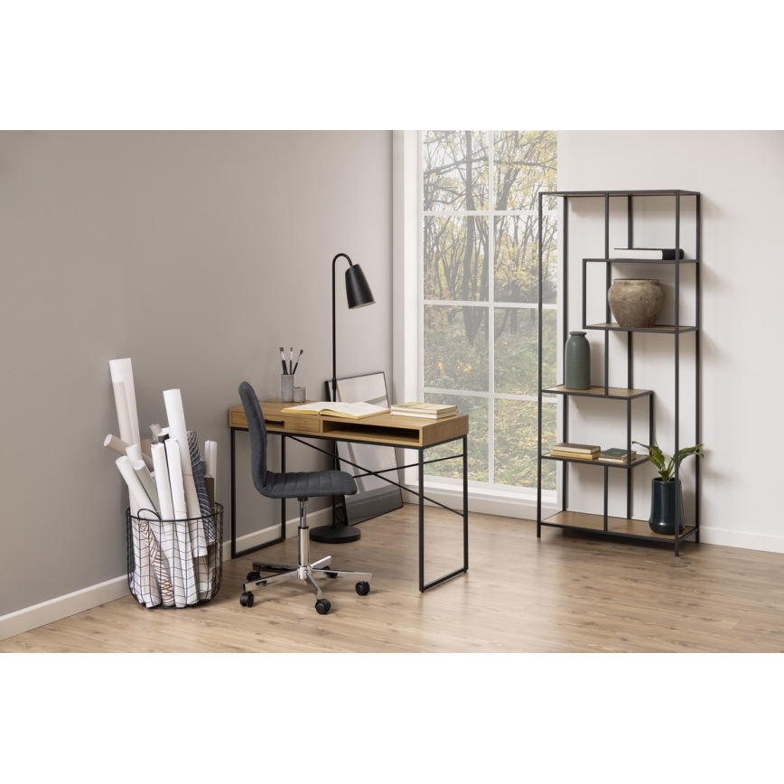 Bureau SARON chêne/noir