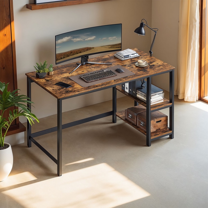 Bureau SOLEA bruin/zwart