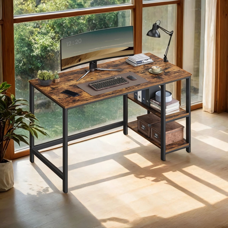 Bureau SOLEA bruin/zwart