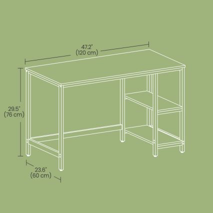 Bureau SOLEA bruin/zwart