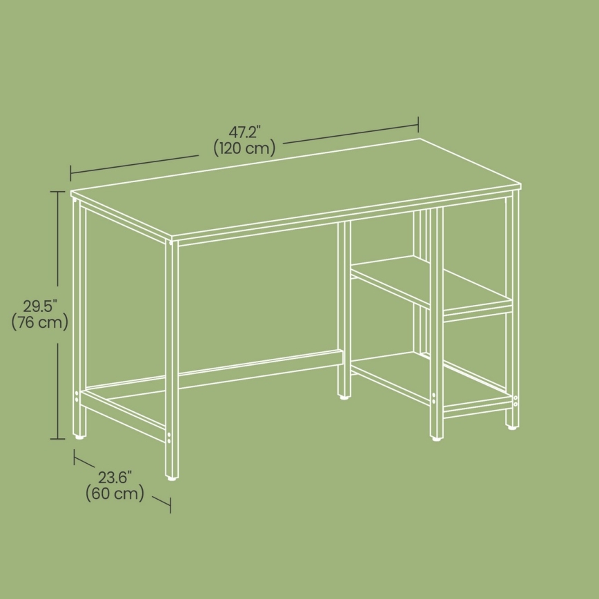 Bureau SOLEA bruin/zwart