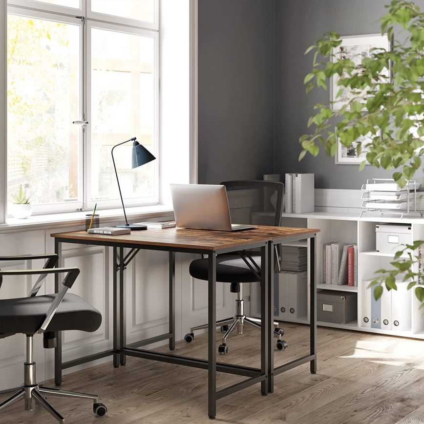 Bureau SOLEA bruin/zwart