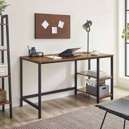 Bureau SOLEA bruin/zwart