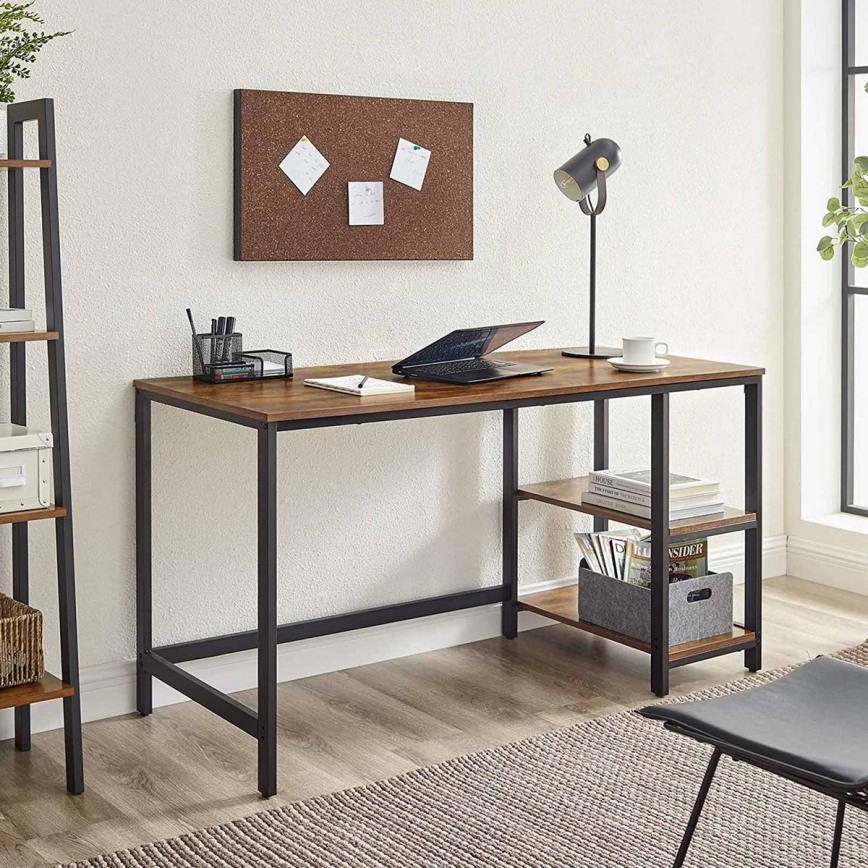 Bureau SOLEA bruin/zwart