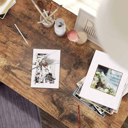 Bureau SOLEA marron/noir