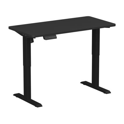 Bureau taille ajustable LEVANO 120x60 cm noir